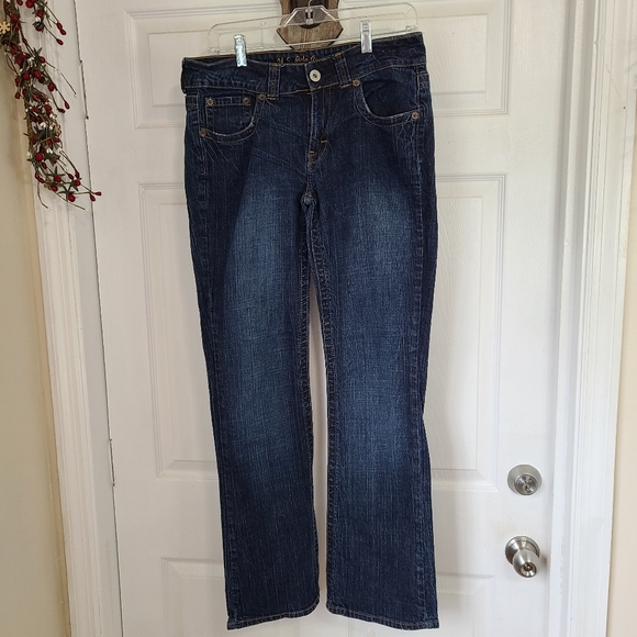 (892) US Polo Association Woman's Stright Leg Jeans, Size: 13/14 Color: Blue - Picture 3 of 13